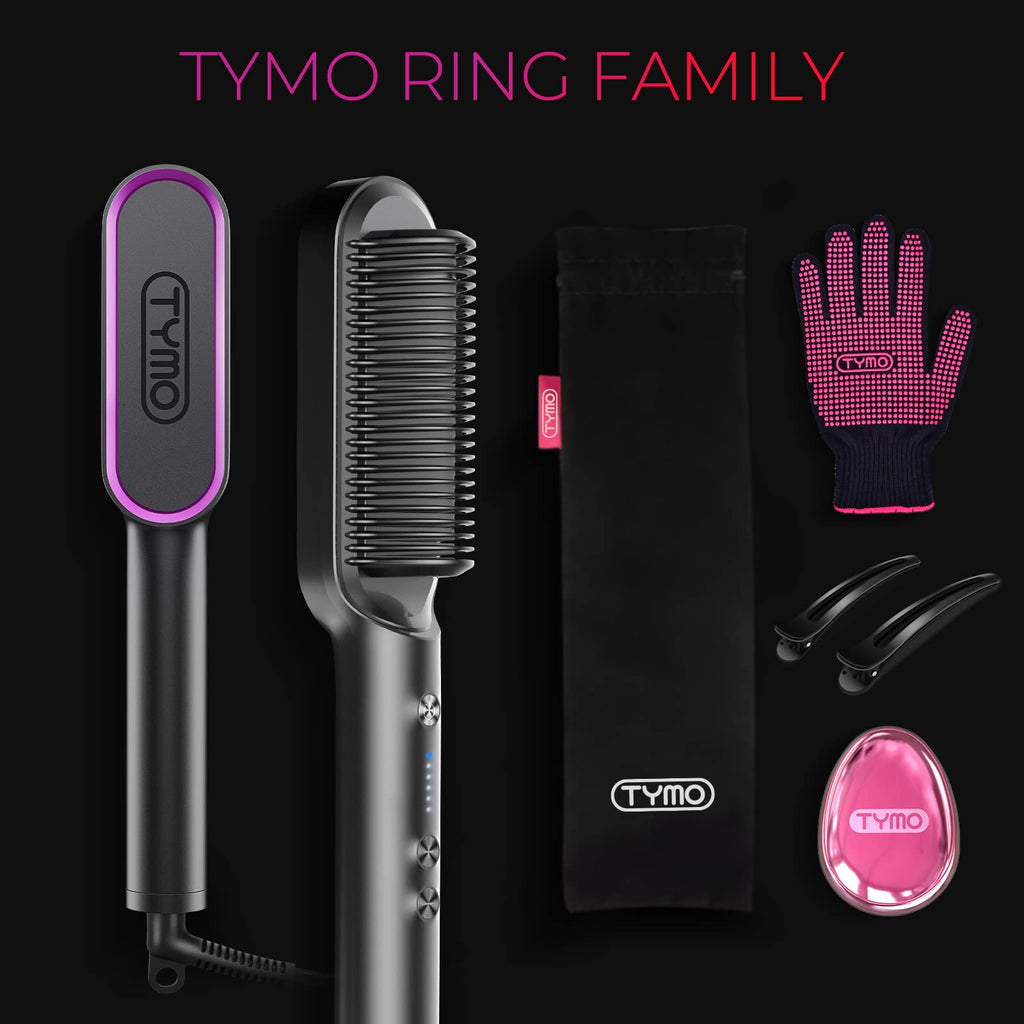 TYMO Hair Straightener Brush, Hot Comb Hair Straighteners for Women