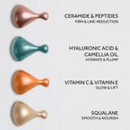 No7 Advanced Ingredients Ceramide & Peptide Capsules - Anti Aging Face Serum for Fine Lines & Wrinkles - Assists in Skin Repair and Helps to Nourish & Firm Complexion (30pk)