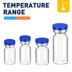 FURWEY 3ML Sterile Vials, Glass Empty Vials for Injection, 20 Pack