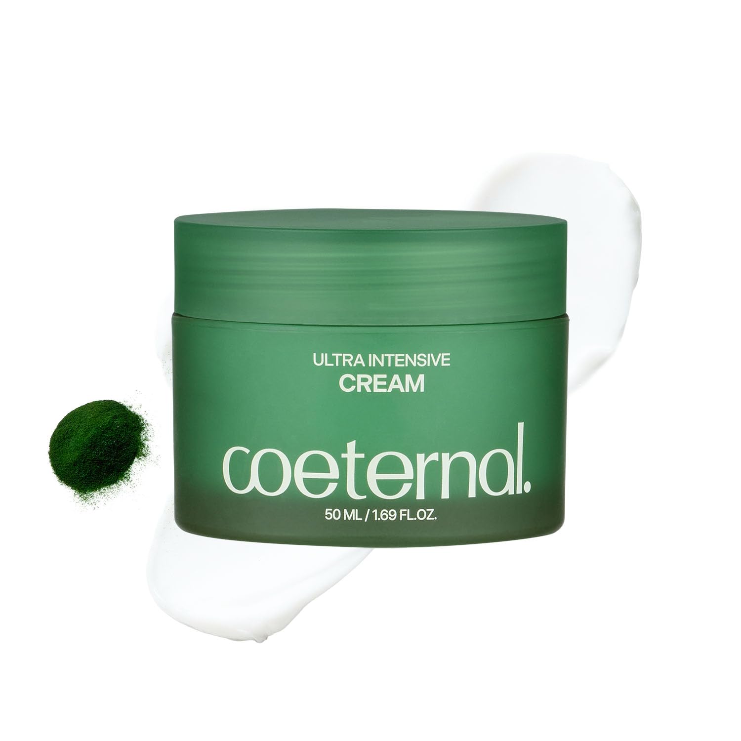 coeternal Ultra Intensive Cream, Hydrating Korean Face Moisturizer with Niacinamide, Arginine & Algae11 Extracts, Non-greasy Barrier Cream for Dry, Oily or Sensitive Skin, 50ml / 1.69 fl.oz.