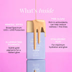 Naked Sundays CabanaGlow Illuminating Tinted Sunscreen Serum Drops SPF 50 - Hydrating, Brightening, Zinc Oxide Daily Face Sunscreen with Skin-Perfecting Pigments