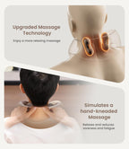 RENPHO Cordless Neck Massager with Heat, 6D Kneading Massage, Portable Heated Neck Pain Relief Massager for Travel, Gifts for Women & Men