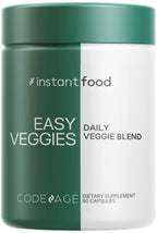Codeage InstantFood Easy Veggies + Fast Fruits Bundle – Vegetable & Fruit Blend Capsule Supplement – Plant-Based Phytonutrient Formula – Vegan, Non-GMO – 180 Capsules