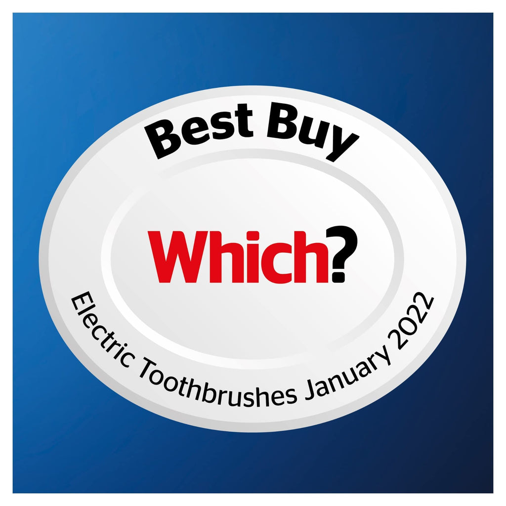 GROKIE Oral-B Pro 3-3000 - Cross Action White Electric Toothbrush, 1 Handle with Visible Pressure Sensor, 1 Toothbrush Head, Designed by Braun