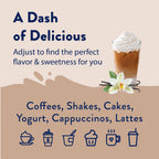 Jordan's Skinny Mixes Sugar Free Coffee Syrup, Vanilla Coffee Flavoring Syrup, Zero Calorie Drink Mix, Lattes, Baking, Protein Shake or Cocktail, Dairy & Gluten Free, Kosher, 25.4 Fl Oz, 2 Pack