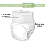 McKesson Ultra Adult Incontinence Underwear, [56 Count], Heavy Absorbency, XL, 58-68 in. Unisex Bladder Leak Protection, Pull-On Style with Tear-Away Sides, Postpartum and Incontinence Support