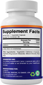 Vitamatic Lactoferrin 250mg – 60 Vegetable Capsules - 2 Pack Promotes Healthy Immune Function*