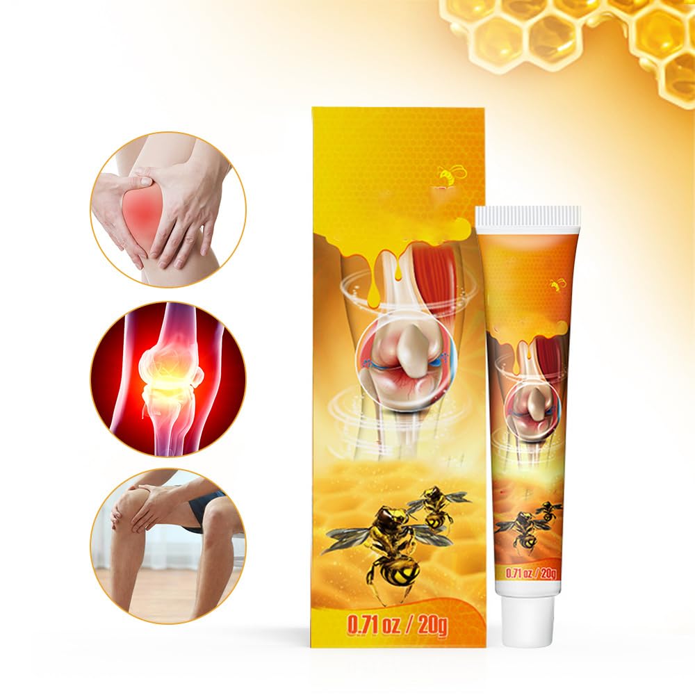 6 Pack Beevenom New Zealand Bee Venom Gel, Bee Venom Cream New Zealand Gel Joint Cream of Neck, Knee, Shoulder, Waist, Leg TW23 FEDRUGAO-1207-1