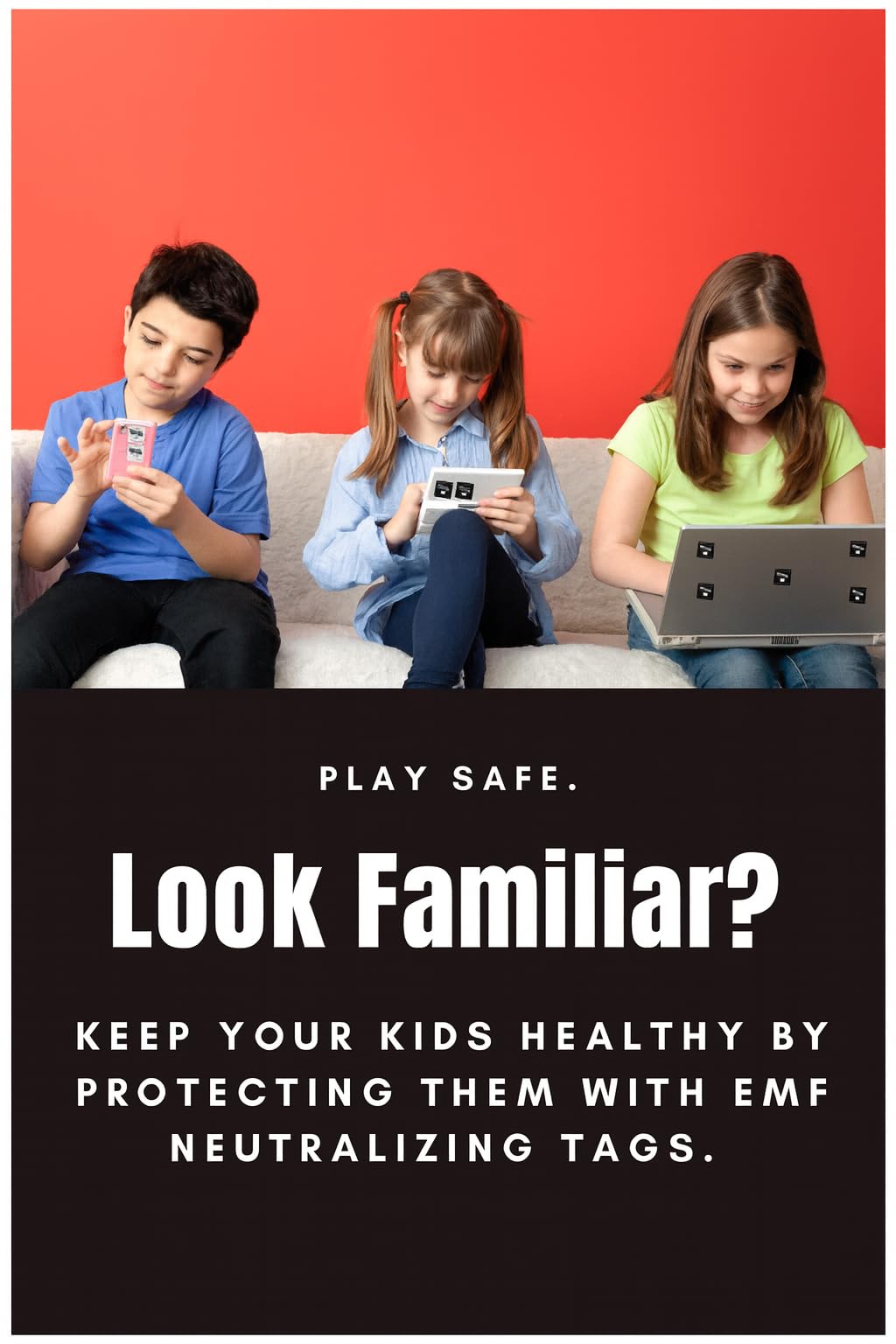 Cell Phone EMF Protection Neutralizers - USA Made - Slim Design - Developed by Dr. Valerie Nelson - 20 Pack
