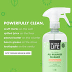 Better Life All Purpose Cleaner - Multipurpose Home and Kitchen Cleaning Spray for Glass, Countertops, Appliances, Upholstery & More - Multi-surface Spray Cleaner - 24oz (Pack of 2) Clary Sage/Citrus