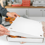 Karat Pizza Boxes 12" x 12" x 2" [50 Pack] White Corrugated Boxes | Ventilated, Grease-Resistant, Durable for Pizza, Catering or Shipping Use