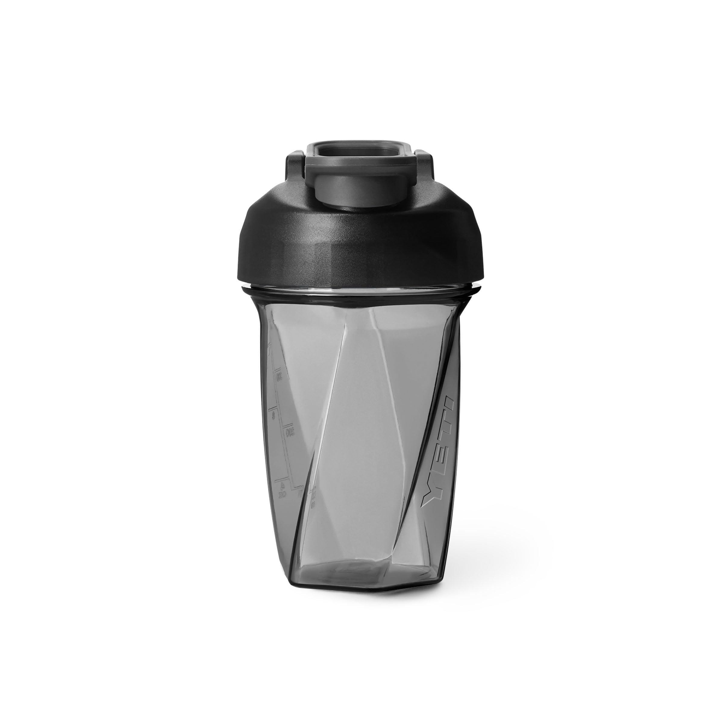 YETI Yonder Helimix Vortex Blender Shaker Bottle Holds up to 20oz | No Blending Ball or Whisk | USA Made | Portable Pre Workout Whey Protein Drink Shaker Cup | Dishwasher Safe, Charcoal