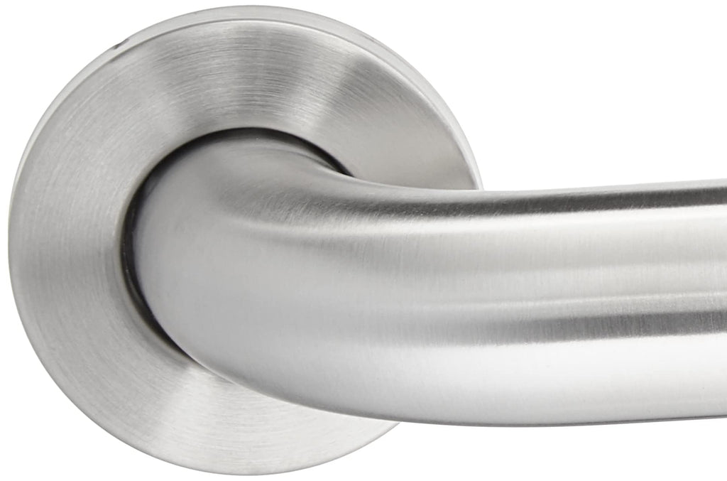 Amazon Basics Bathroom Handicap Safety Grab Bar, 36 Inch Length, 1.5 Inch Diameter, Holds up to 500LBs, ADA Compliant, Stainless Steel