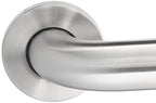 Amazon Basics Bathroom Handicap Safety Grab Bar, 36 Inch Length, 1.5 Inch Diameter, Holds up to 500LBs, ADA Compliant, Stainless Steel