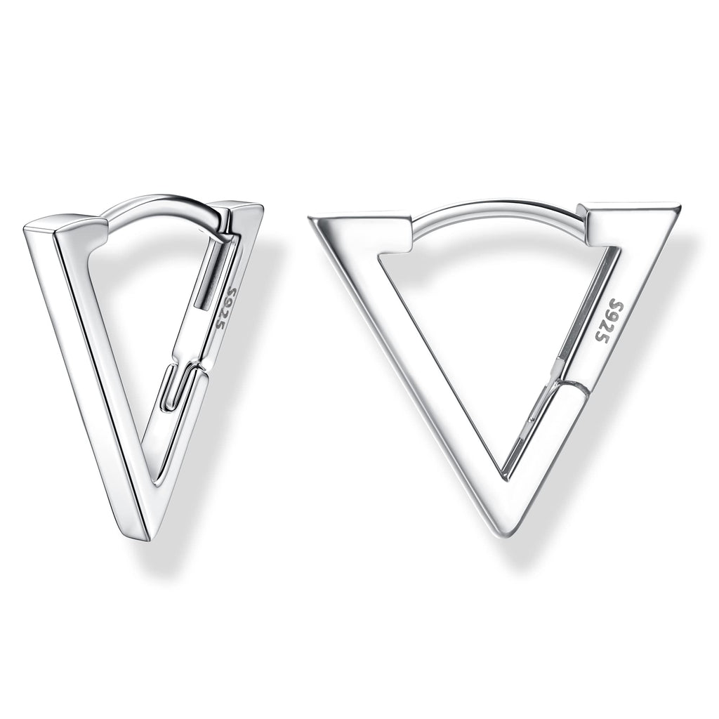 MILACOLATO Solid 925 Sterling Silver Small Huggie Hoop Earrings for Women