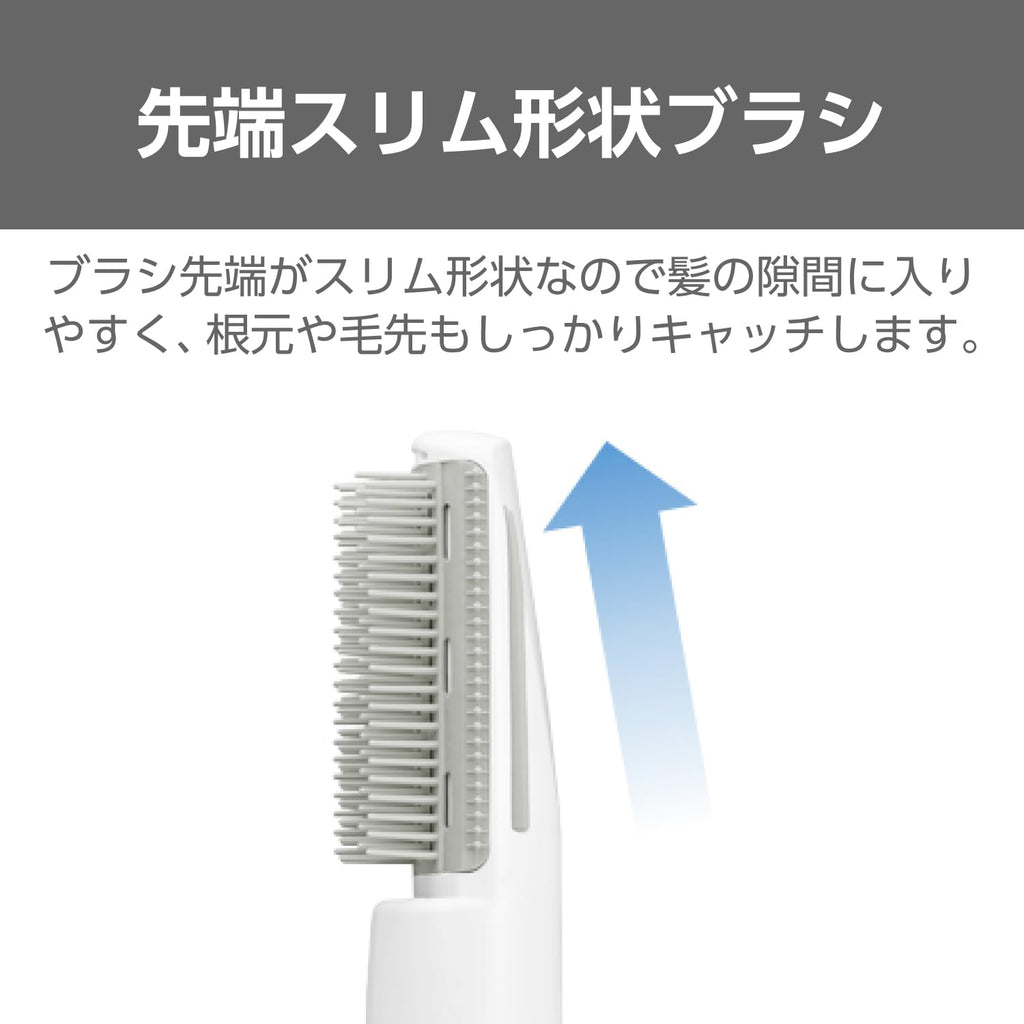 Tescom Lightweight Curl Dryer 22mm Catch Cushion Brush White TC105B-W