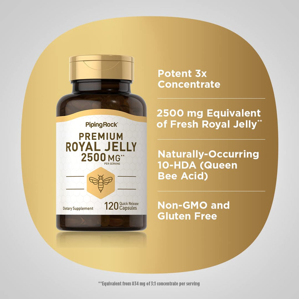 Piping Rock Royal Jelly Capsules | 120 Count
