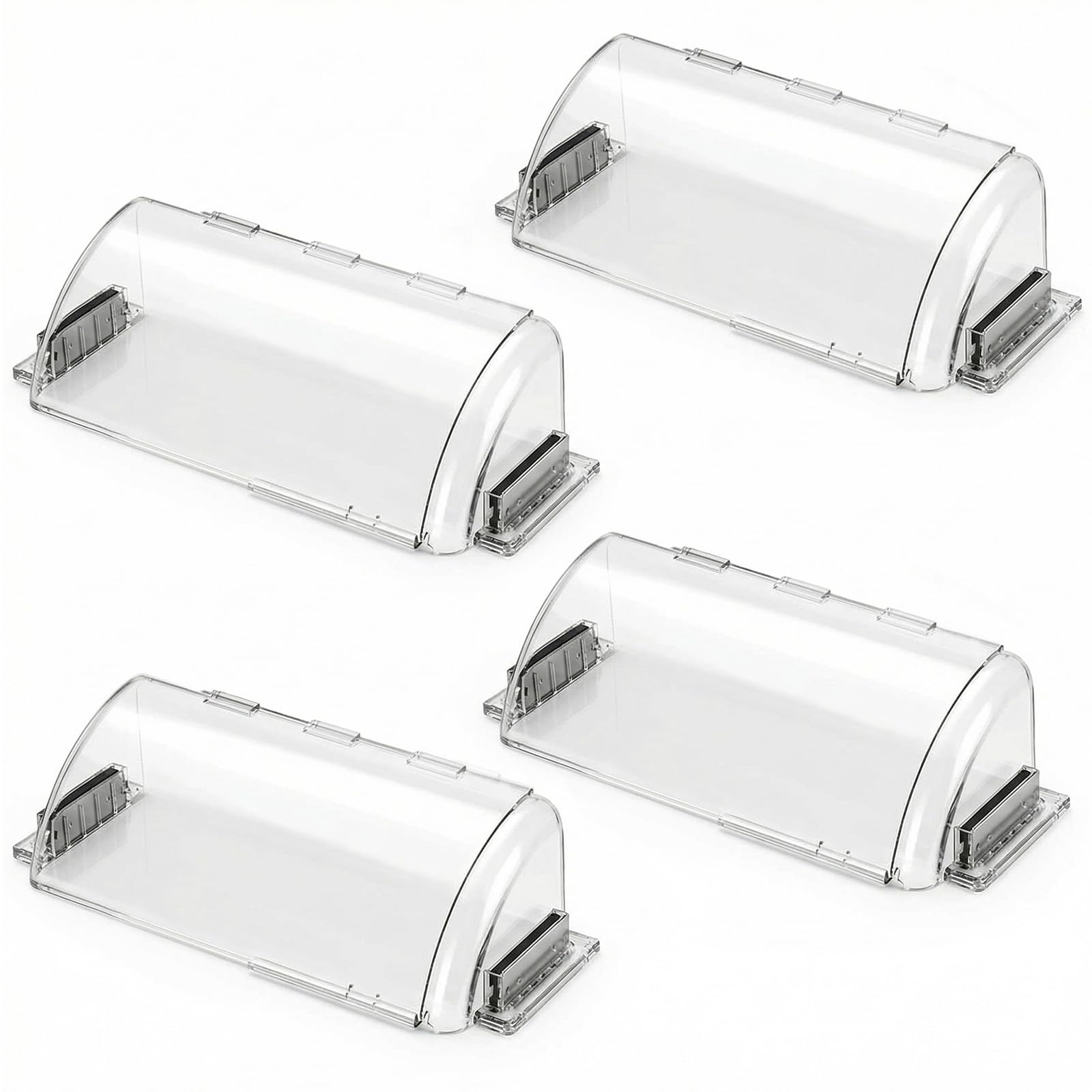 Air Vent Deflectors Adjustable Magnetic Heat and Vent Cover,9" to 15"Inches-Heavy Duty Unbreakable Plastic with Magnet Secure Design,for Vent Covers for Home Floor,Sidewall,Ceiling Registers,4 Pack