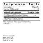 Allergy Research Group ARG VascuStatin Formula - Supports Immune Function and Tissue Health - Delivers 2 g Field Bindweed Extract per Serving - 30 Servings - 120 Capsules