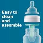 Philips Avent Anti-Colic Baby Bottle with AirFree Vent, Slow Flow, 4 oz
