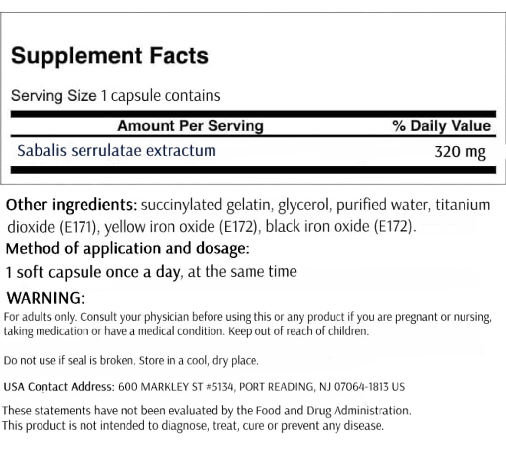 Prostamol Uno 320mg 60 Capsules