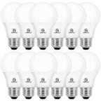 E ENERGETIC LIGHTING Dimmable LED Light Bulbs, 60W Equivalent, Soft White 2700K, 8W 800 Lumens LED Bulbs, E26 Base Standard Light Bulbs, ETL Listed, 12 Packs