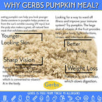 Gerbs Ground Pumpkin Seed Meal, 2 LBS - Top 14 Food Allergy Free & NON GMO - Vegan & Keto Safe – Cold Milled Full Oil Seed Protein Powder