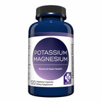 MD. Life Potassium Magnesium Supplement - 120 Capsules - Magnesium Potassium Supplement - High Absorption Complex - Support Vascular Health & Leg Cramp