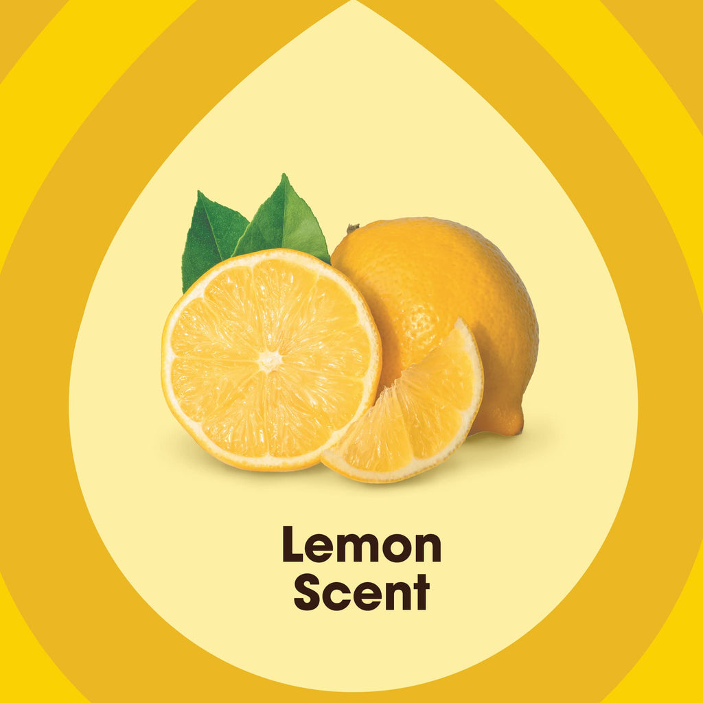 Pledge Enhancing Polish Spray, Wood Furniture & Stainless Steel Polish, Remove Dust and Fingerprints, Fast Shine and Protect, Prevent Scratches & Knicks - Lemon Scent, 9.7oz, Pack of 6