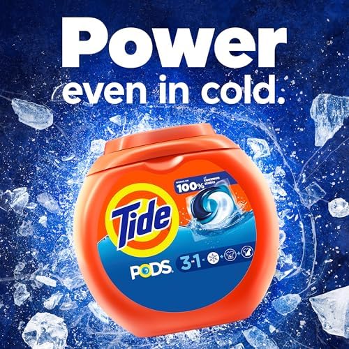 Tide PODS Laundry Detergent Pacs, Original Scent, 102 Count, Powerful 3-in-1 Clean in one Step, HE Compatible