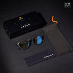 Horus X • Round Blue Light Glasses Men and Women | Computer Glasses for Screens Anti-Fatigue & Eyestrain Relief | Clear