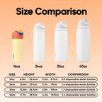 Owala FreeSip Kids Stainless Steel Water Bottle 16 oz Misty Horizons