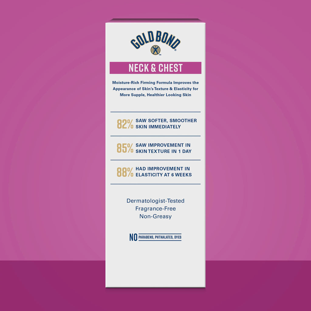 Gold Bond Age Renew Neck & Chest Firming Age Renew Cream, 2 oz., Clinically Tested Skin Firming Cream, Pack of 3