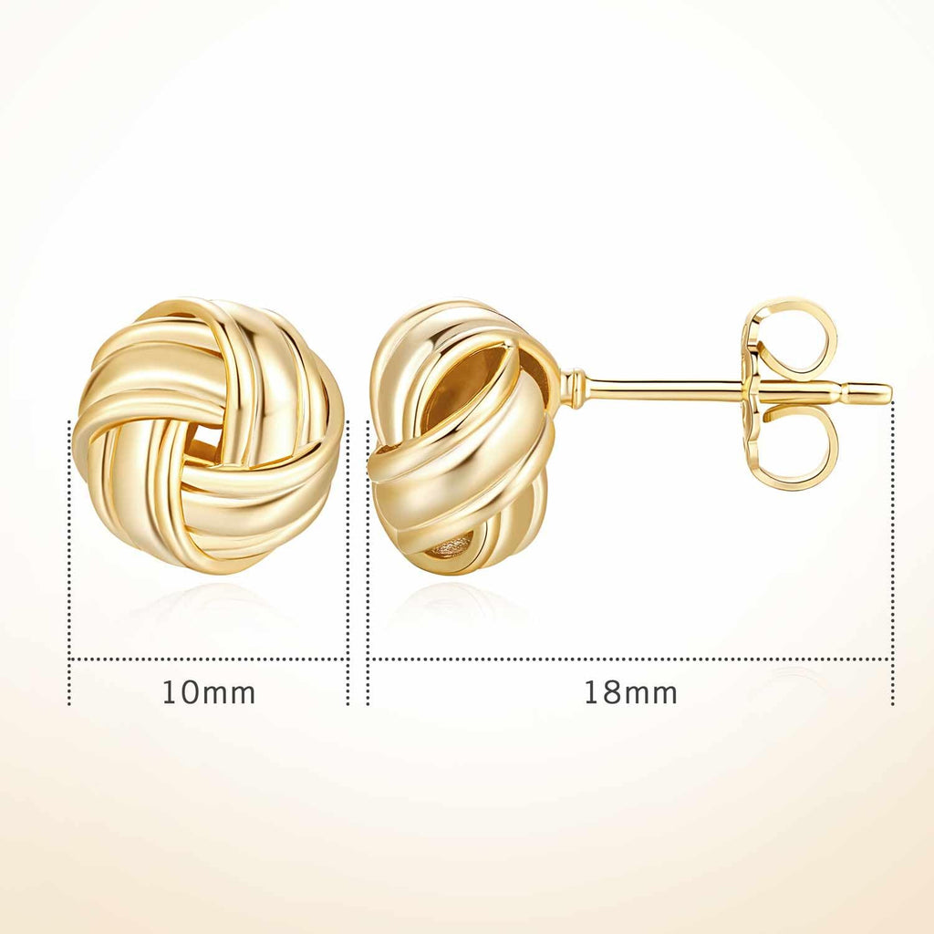 Kelli Myers 14K Gold Stud Earrings for Womens Stud Earrings