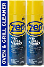 Zep Heavy-Duty Oven and Grill Cleaner - 19 oz (Case of 2) ZUOVGR19 - Dissolves Grease on Contact, on Burners, Grates and Drip Pans