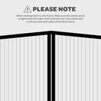 Hands-Free Magnetic Screen Door, Heavy Duty, Self Sealing Screen Door Mesh Protector, Pet and Kid-Friendly, Stay-Open Buckle, Keeps Bugs Out While Letting Nature in, Fits Door Size (32" x 82")