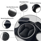 MUZEEMOU Knee Pads for Gardening,Flooring - Thick EVA Foam Cushion, Non-Slip Silicone & Adjustable Straps (S/M/L), Breathable Unisex Garden Kneeling Pad with Extended Comfort