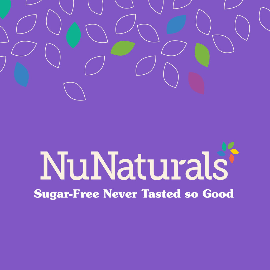 NuNaturals White Stevia Powder Blend, Plant-Based Sugar Substitute, Zero Calorie Sweetener, 12 oz