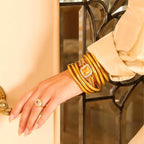 BuDhaGirl Gold All Weather Bangles® (AWB®) - Serenity Prayer