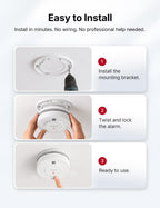 X-Sense Smoke Detector, 10-Year Battery, UL 217 Certified, SD2J0AX, 1-Pack