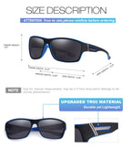 SKYOAK 2 PACK Upgraded Unbreakable Bifocal Reading Sunglasses Men TR90 Frame Wrap Around Design Glasses UV400 Protection Outdoor Sun Reader Sports/Driving (Black & Blue +2.5)