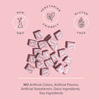 Chewsy - Beautiful Hair - Support for Stronger, Healthy Hair - with Biotin, Horsetail Extract, Goji Berry & Vitamins - Sweet Raspberry, 30-Day Supply