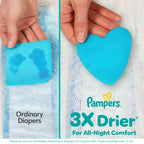 Pampers ZZZ Overnight Diapers, Size 5 (20-37 lbs), 88 Count, Nighttime Protection Disposable Baby Diaper