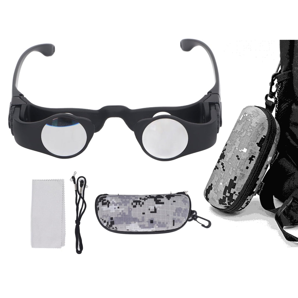 Hands Binocular Glasses, 8X Professional Binocular Glasses for Fishing, Bird Watching, Sports, Concerts, Theater, Portable Telescope Opera Glasses with 2 Polarized Lenses