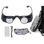Hands Binocular Glasses, 8X Professional Binocular Glasses for Fishing, Bird Watching, Sports, Concerts, Theater, Portable Telescope Opera Glasses with 2 Polarized Lenses