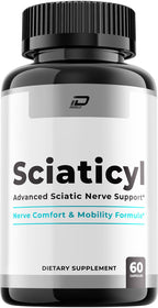 Sciaticyl Capsules – Sciaticyl Advanced Supplement Natural Blend Formula to Maintain Healthy Levels and Extra Strength (1 Pack - 60 Capsules)