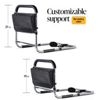 Medical king Bed Assist Rail Without Legs Bed Assist Rails for Seniors ASTM Approved Bed Assist bar with Storage Pocket Easy to get in or Out of Bed Safely with Floor Support