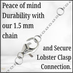 To My Daughter Necklace From Dad With Heartfelt Message, (LED, Fan Forever)
