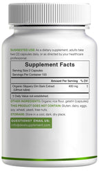 DEAL SUPPLEMENT Slippery Elm Capsules – 300 Pills, Made with Organic Inner Bark Powder Extract – Natural Herb for Soothing Throat & Digestive Support – Non-GMO