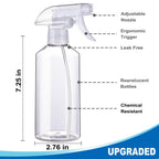 JohnBee Spray Bottles - Adjustable Spray Bottles for Hair,Cleaning, Plants(Blue)-2Pack